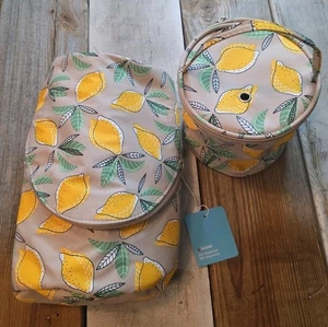 Hobbii 2 Stück Stricken Häkeln Nadel Organizer Set Garnspender Zitronenmuster Neu mit Etikett - Bild 1 von 5