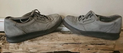 Zapatos cómodos MEPHISTO ESCORRENTÍA CUERO para mujer 8,5 Francia Oxfords gris nobuck  Foto 1 de 4