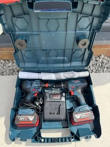 Bosch GSB 18V-55 + GDX 18V-200 Pro Brushless 18V Twinpack - Read description - Picture 1 of 1