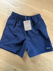 Patagonia Kids' Baggies Shorts 5" Lined Youth Boys Size Medium (10) Navy Blue - Picture 1 of 4