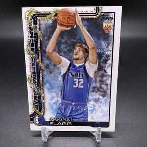 2025-26 Topps Holiday Cooper Flagg RC Dallas Mavericks Rookie #161 - Picture 1 of 2