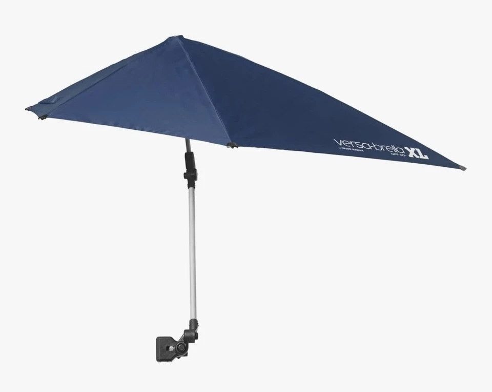 NUEVO Sport-Brella Versa-Brella XL SPF 50+ Paraguas Ajustable con Abrazadera Azul Foto 1 de 2