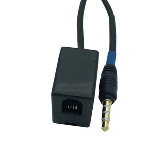 3.5mm Male to RJ9 4P4C Female Telephone to Mobile Phone Converter Adapter Cable - Picture 1 of 5