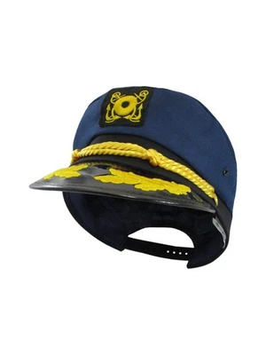 Jacobson Hat Company Yate Patrón Sombrero Barco Capitán Gorra Disfraz Marinero S... Foto 1 de 4