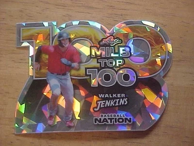 Walker Jenkins 2025 Leaf Baseball Nation Top 100 Die Cut Rookie 1/15  Twins - Image 1 of 2