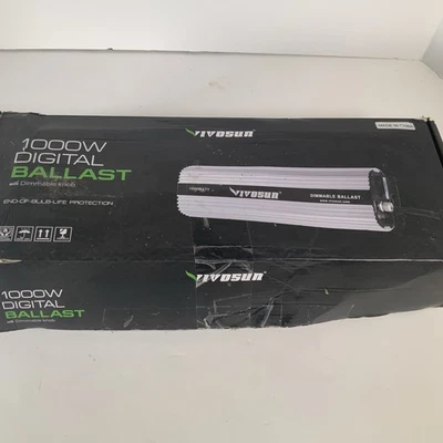 Lastre Electrónico Digital Regulable VIVOSUN 1000w para Bombilla MH HPS 120~240V Foto 1 de 4