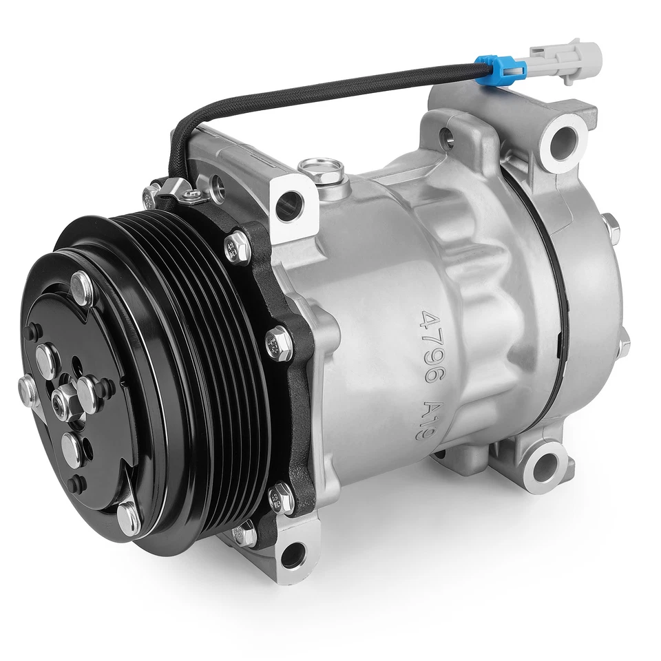Air Conditioner AC Compressor w/Clutch for 1996-1999 Chevy Tahoe C1500 K1500 GMC - Image 1 of 4