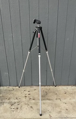 Vintage Slik SL-67 Prototype Tripod Heavy Duty Aluminum Professional 75” - Image 1 of 4