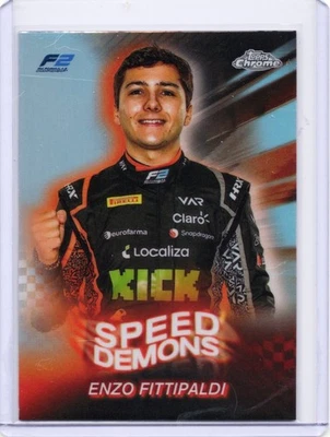 2024 Topps Chrome Formula 1 - Speed Demons Enzo Fittipaldi #SD-23 Silver - Image 1 of 2