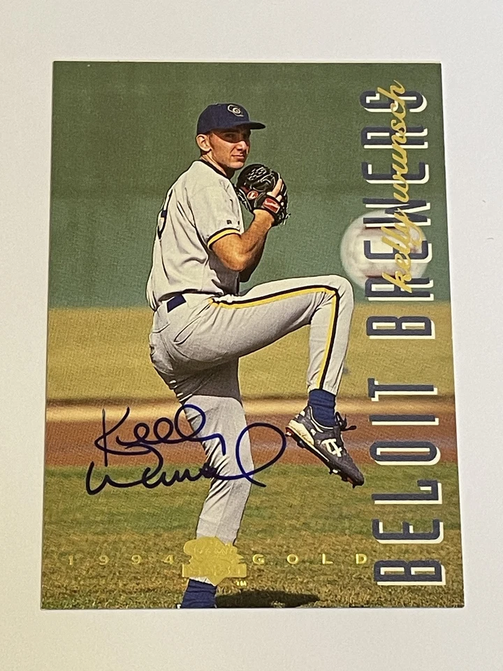 1994 Classic Best Gold Baseball Autograph - Kelly Wunsch - Beloit Brewers - Image 1 of 2
