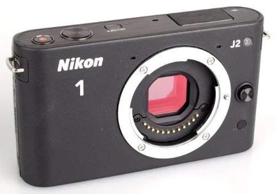 Nikon 1 J2 10.1 MP HD Digital Camera (Black) Body Only - Image 1 of 2