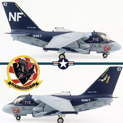 Hobby Master 1/72 HA4909 S-3B Viking USN VS-21 Red Tails, NF710, USS Kitty Hawk - Immagine 1 di 4