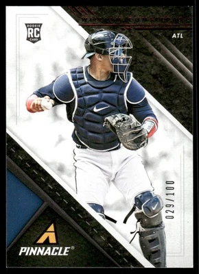 2021 Pinnacle Red #14 William Contreras /100 - BB - Image 1 of 2