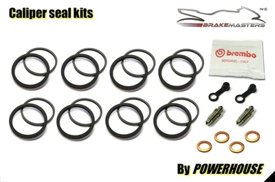 Triumph Speed Triple 1050 RS 2018 front brake caliper seal rebuild repair kit Foto 1 de 4
