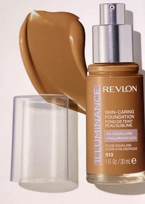 Revlon Illuminance Skin-Caring Liquid Foundation 513 Brown Suede - Image 1 of 2