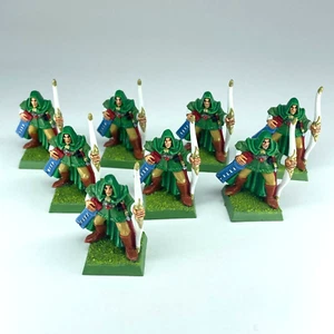 Arqueros Elfos de Madera - Elfos de Madera - Pintado Warhammer Fantasy Citadel GW C1688 - Imagen 1 de 2