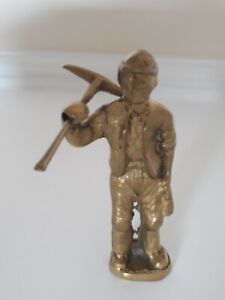 Vintage Solid Brass Miner