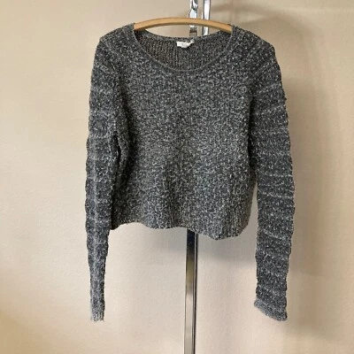 Helmut Lang Pullover Sweater Medium Grey Extra Long Sleeves Wool Alpaca Blend - Image 1 of 4