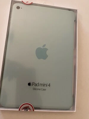 Genuine Original Apple iPad mini 4 Silicone Case Cover - Turquoise (MLD72FE/A) - Image 1 of 2