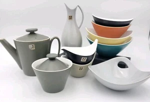 RARE MCM Floris Meydam WB REGINA GOUDA Teapot Bowls Creamer + Sold Individually - Picture 1 of 39