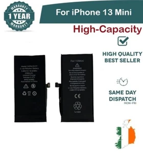High Capacity Replacement Battery For iPhone 13 Mini Battery 2580mAh 3.88V New - Zdjęcie 1 z 4