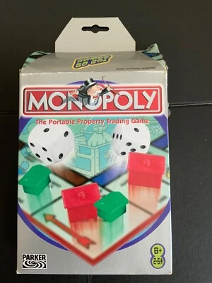 Travel Monopoly Board Game - Games To Go - Travel Size - Complete - Image 1 of 4