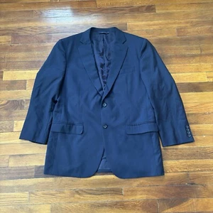 Brooks Brothers 1818 Madison Estrato Men's 41R Black Woven Wool Notch Blazer - Bild 1 von 10