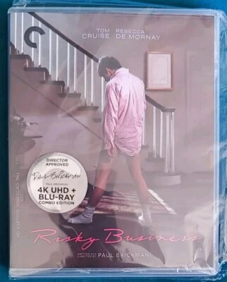 Risky Business 4K UHD & Blu Ray Director's Cut Criterion Collection US Import  - Image 1 of 4