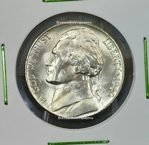 1943-S 1943S War Nickel 35% Silver Gem BU+ Full Steps Uncirculated #2 - Picture 1 of 3