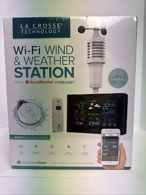 La Crosse Technology (S82950) WIFI Weather And Wind Station New, Sealed - Image 1 of 4