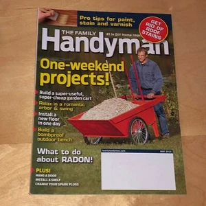 The Family Handyman Magazine May 2013 #1 In DIY Home Improvement Garden Cart - Picture 1 of 1
