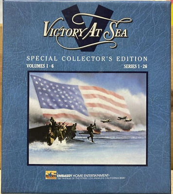 Victory at Sea Special Collectors Edition VHS 6 Tapes Box Set WW2 Documentary - Image 1 of 3