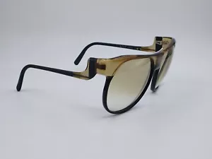 Lozza Sunglasses Mod Black Lady 2 Occhiali Da Sole XL 70s Vintage Italia - Foto 1 di 13