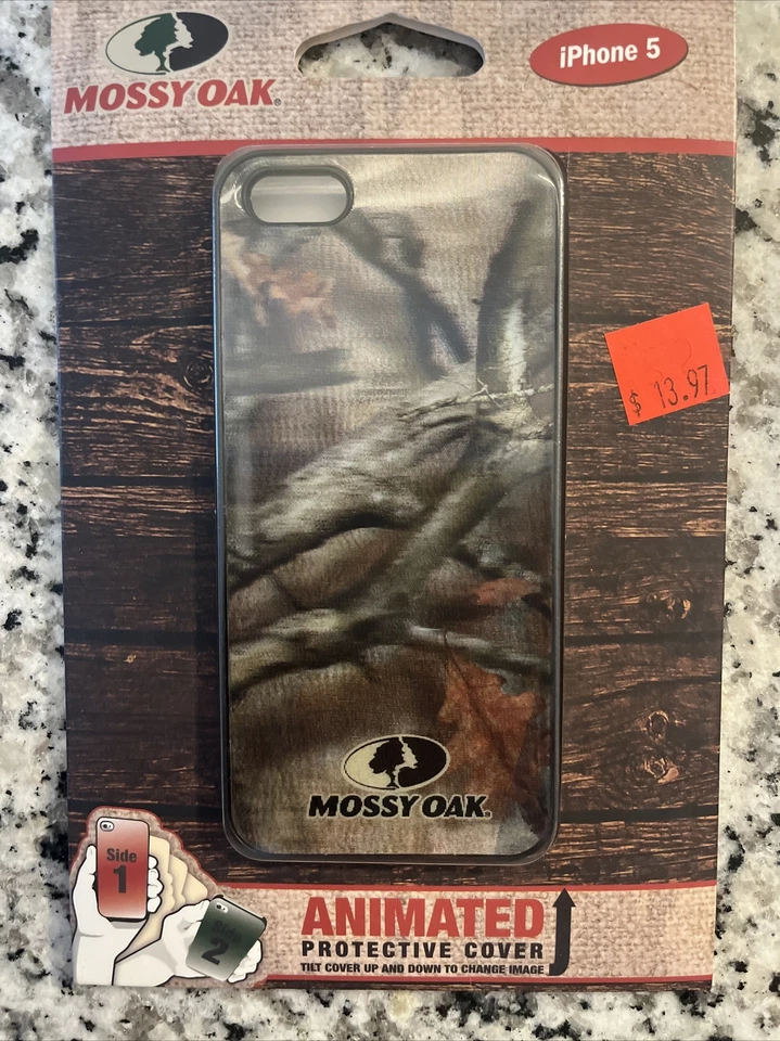 Funda protectora animada para teléfono celular Mossy Oak CAMO para iPhone 5 Foto 1 de 2