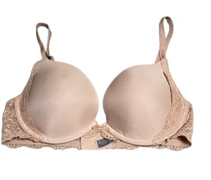 Victoria’s Secret Women’s 34D Dream Angels Push Up Bra Underwire Tan Fast Ship - Picture 1 of 8