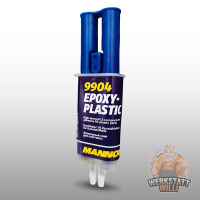 MANNOL 2K EPOXY PLASTIK KLEBSTOFF EPOXIDKLEBER ZWEIKOMPONENTENKLEBER KUNSTSTOFF - Bild 1 von 4