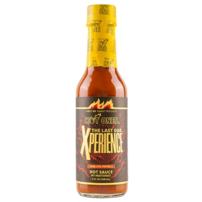 HEATONIST First We Feast The Last Dab: Xperience Hot Ones Hot Sauce 5 Oz 11/10 Heat