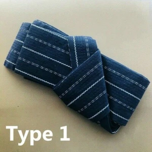 Men Japanese Obi Belt Wide Band Kimono Yukata Waistband Cotton Vintage Tradition - Picture 1 of 24