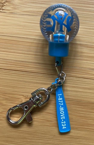 Vintage New York Yankees Giveaway Con Edison Key Chain (Non-working LED Light) Cover
