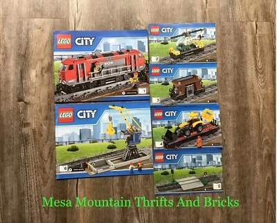LEGO® City 60098 Heavy Haul Train Instruction Manuals Only! - Image 1 of 4