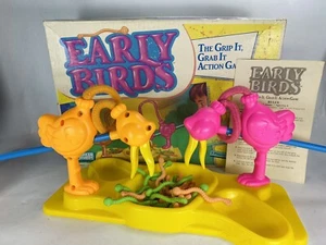 Complete! Vintage Early Birds Game Grip It Grab It Worm Grabbing Parker Brothers - Picture 1 of 8