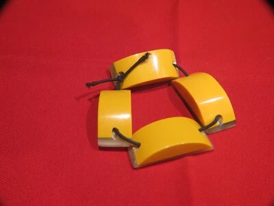 MARNI STRETCH RESIN BANGLE BRACELET  Yellow - Image 1 of 4