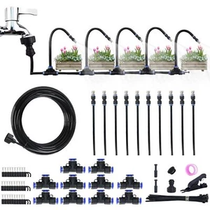 360°Adjustable Drip Irrigation Kits System, 33FT Garden Watering System with 10 - Picture 1 of 7