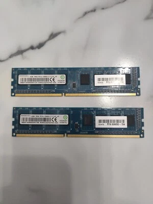 Ramaxel | 8GB (2x4GB) 1Rx8 DDR3 PC3L-12800U Ram | RMR5030EF68F9W-1600 - Image 1 of 2