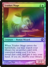 Trinket Mage FOIL Scars of Mirrodin NM Blue Uncommon MAGIC MTG CARD ABUGames