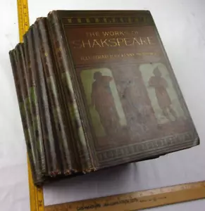 Die Werke von Shakespeare Kenny Meadows III. Set 6 Bücher 1886 England Shakspeare - Bild 1 von 7