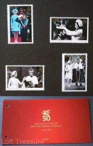 Estampillas de Jersey "Investidura del Príncipe Carlos - 50 años" Paquete de presentación MNH 2019 - Imagen 1 de 5