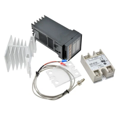 MARKENLOS REX-C100 Digital Thermostat temperature Controller SSR Output K Thermocouple