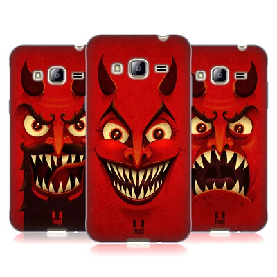 FUNDA DE GEL SUAVE HEAD CASE DESIGNS CARAS DIABÓLICAS PARA TELÉFONOS SAMSUNG 3 Foto 1 de 4