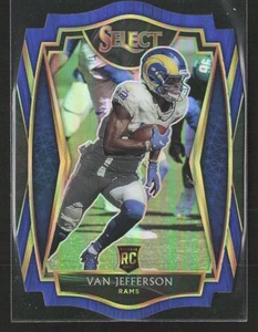 Van Jefferson 2020 Panini Select #171 Blue Prizm Die Cut Los Angeles Rams - Picture 1 of 2